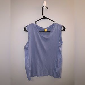 Eddie Bauer Medium Purple Ribbed Tank Top